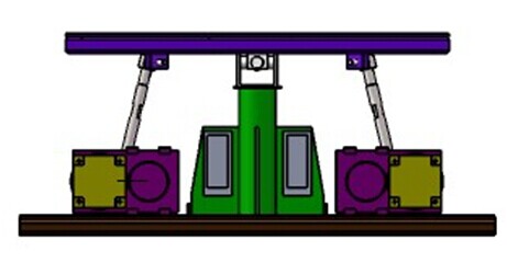 三自由度平臺(tái),三自由度賽車飛艇平臺(tái)，研究運(yùn)動(dòng)平臺(tái)